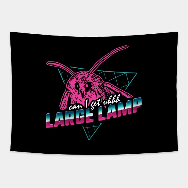 Can I Get Uhhh Large Lamp Tapestry by dumbshirts