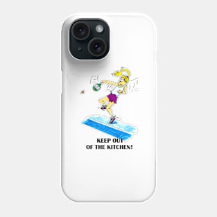 Keep out of the kitchen - Pickleball Phone Case