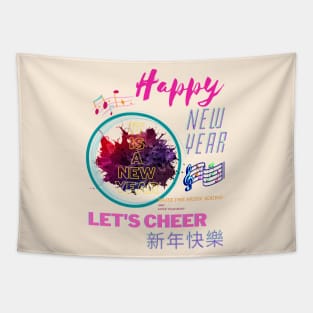 CHEER, IT'S NEW YEAR! Tapestry