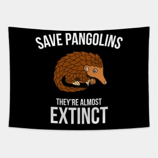 Save Pangolins Tapestry