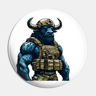 Tactical Minotaur Power Tee: Where Mythical Might Meets Modern Strength Pin