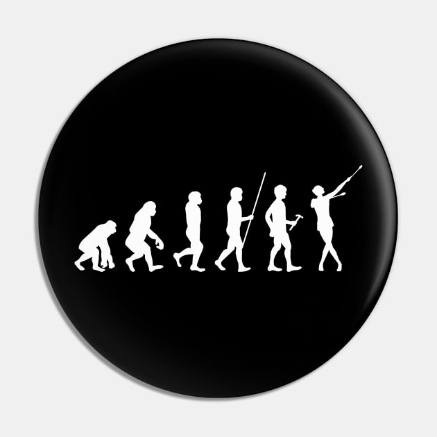 Baton Twirling Evolution Pin by LetsBeginDesigns