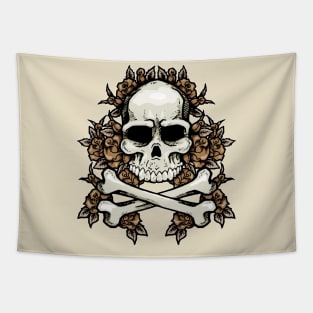 Skull N Roses Tapestry