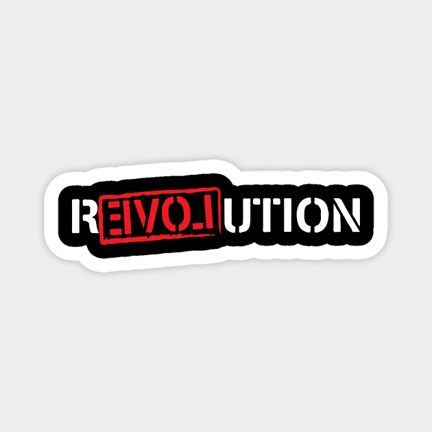 Ron Paul Libertarian Revolution Magnet by RobbShopp