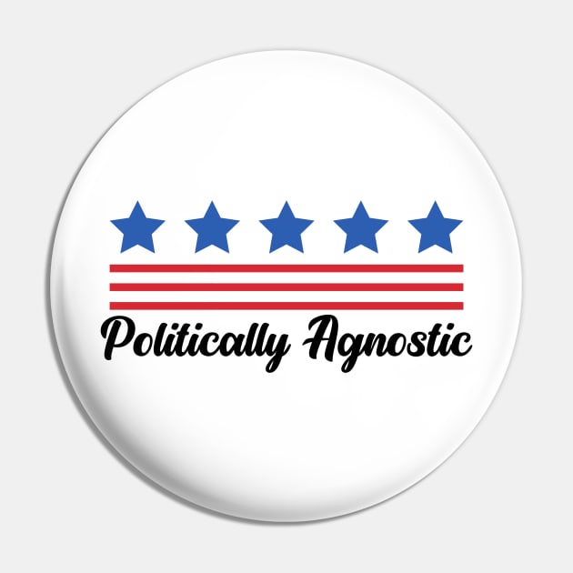 Politically Agnostic Pin by nextneveldesign