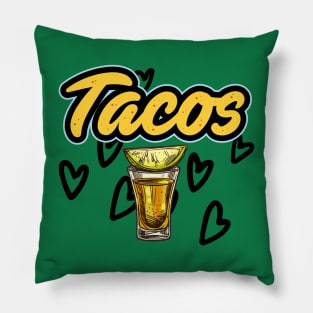 Tacos and Tequila Pillow