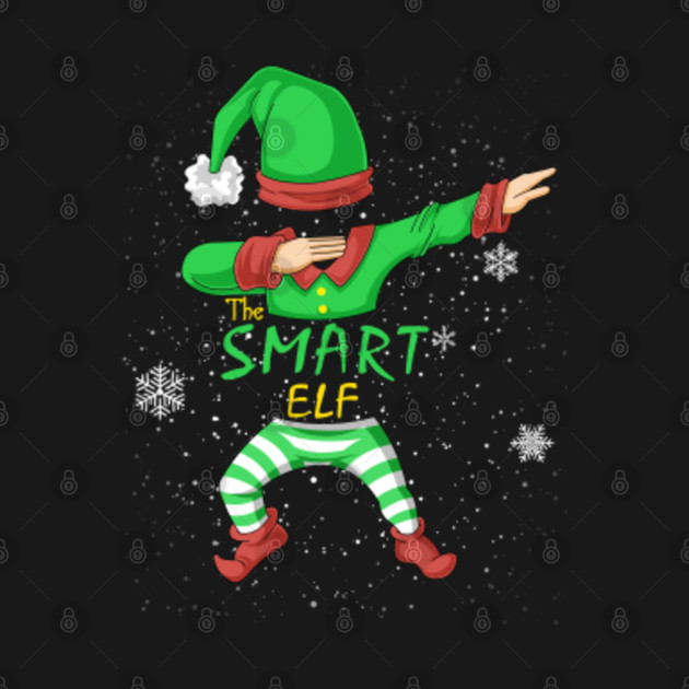 the smart elf Elf Family Matching Christmas Kids T
