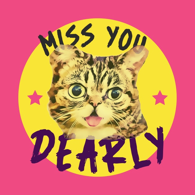 Miss You Dearly (kitty face inside yellow circle) by PersianFMts