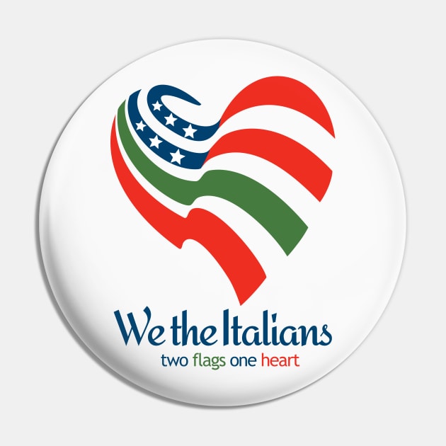 We the Italians Pin by We the Italians