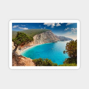 The spectacular Porto Katsiki in Lefkada, Greece Magnet