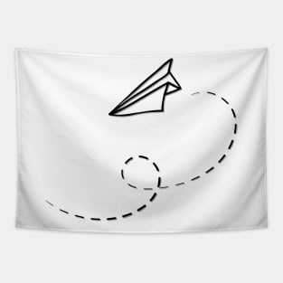 Paper plane Tapestry