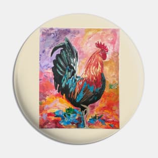 Max The Rooster By Nikki Limpert Pin