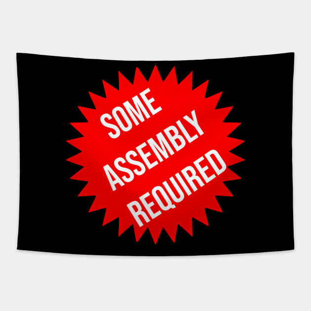 some assembly required 2 Tapestry by VanceCapleyArt1972