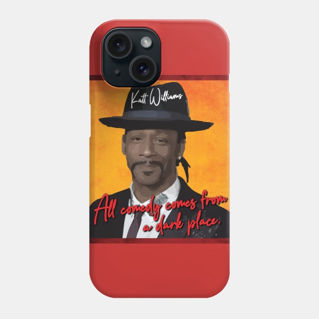 Katt Williams With Best Quotes Phone Case by AqlShop