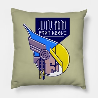 Justice Rains From Above Pillow