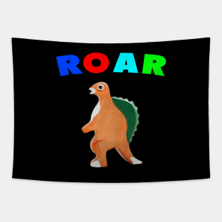 Cute Dinosaur Backtoschool Quote colors variation Tapestry