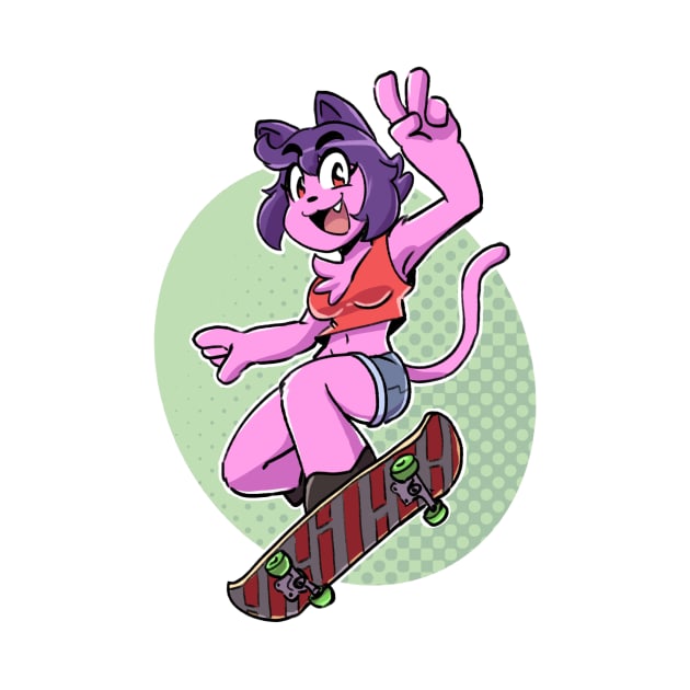 Penny: Skateboard Cool Kid by Anaugi