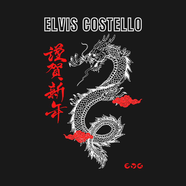 Dragon Streetwear Elvis Costello by preman samb0