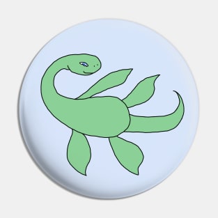 Dino Nessie - Green Pin