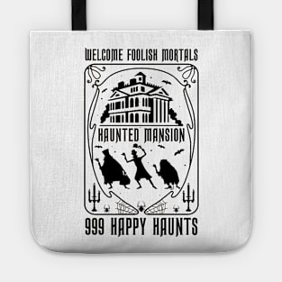 Vintage The Haunted Housem,Vintage Halloween,Halloween Movie,Scary Movie Tote