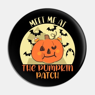 pumpkin patch girls and boys fall halloween funny spooky season Pin