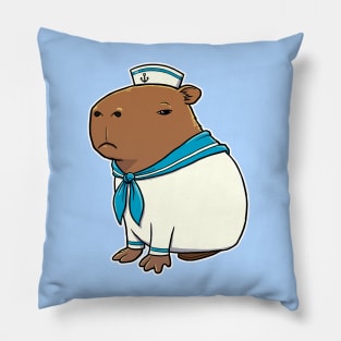 Capybara Sailor Costume Pillow