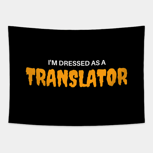 Translator Halloween Costume Tapestry by mon-