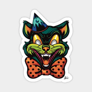 Retro Cat Mask Magnet