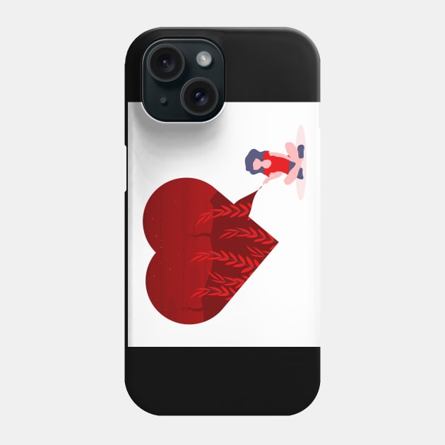 Heartbroken Phone Case by MOUKI