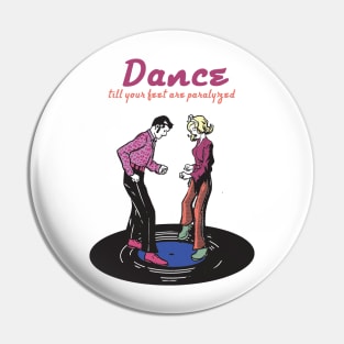 Dance Records Pin