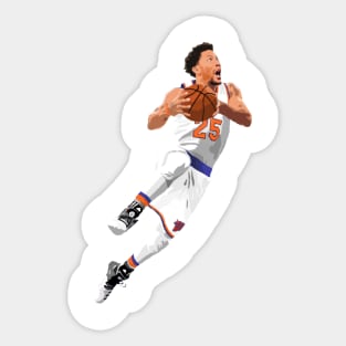 Julius Erving Dunk Sticker for Sale by RatTrapTees