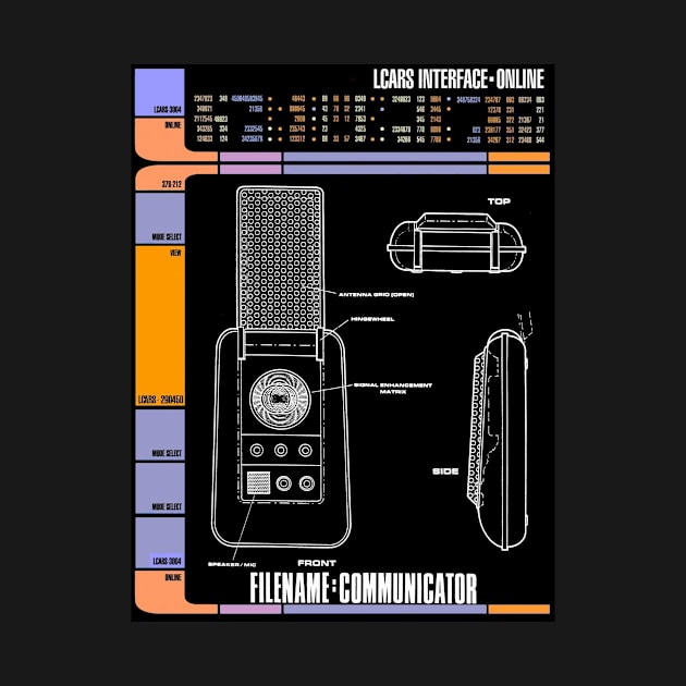 Computer Readout Showing TOS Communication Device by Starbase79