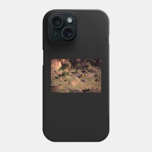Picture of an Excavation Site With Tilt Shift Effect Phone Case