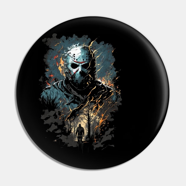 Jason Voorhees Friday the 13th Pin by Stardust Video