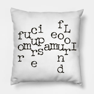 It's just random letters Pillow