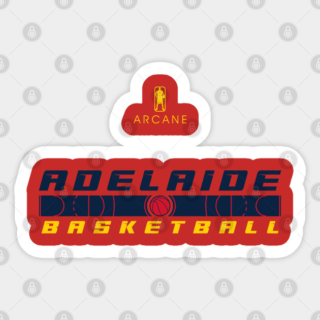 Adelaide Basketball Court Graphic Adelaide Sticker Teepublic Au