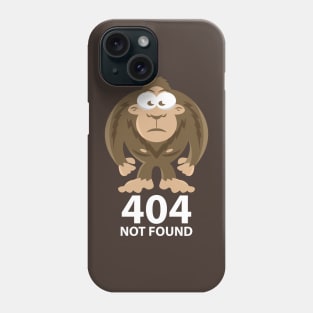 404 Bigfoot Not Found Phone Case