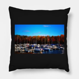 The Marina At Lake Nockamixon Pillow