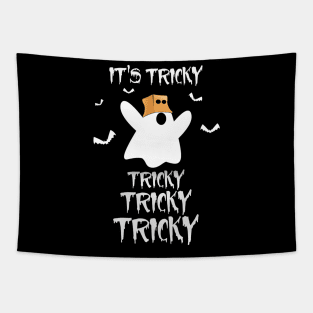 Halloween Ghost Tricky Tapestry