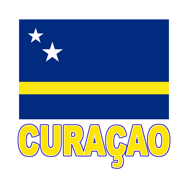 The Pride of Curacao - Island Flag Design by Naves