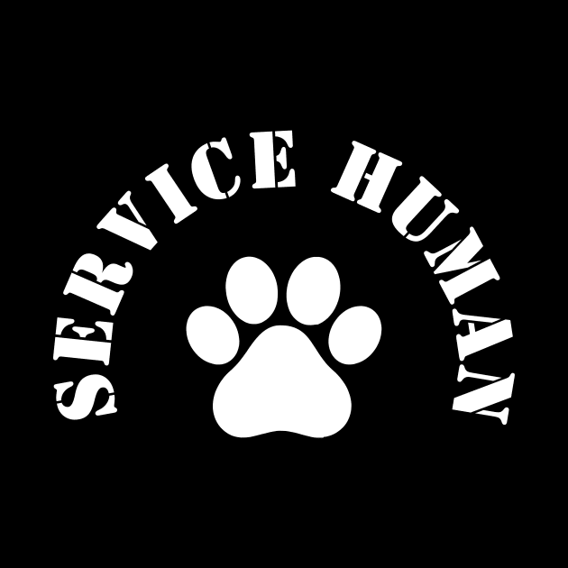 Service Human in Stencil Font Pocket by little osaka shop