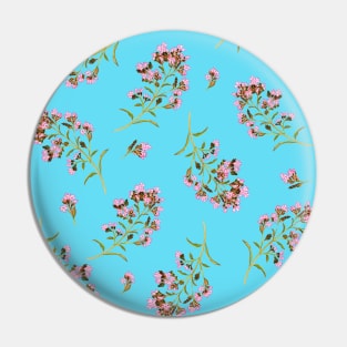 oregano floral pattern Pin