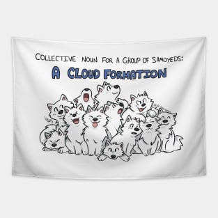 Samoyed Cloud Tapestry