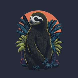 Sloth cute colorful T-Shirt