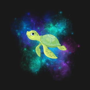 Galaxy Space Sea Turtle T-Shirt