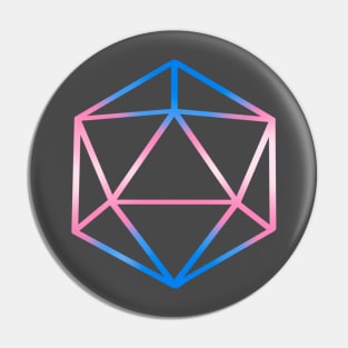 Trans Pride D20 Pin