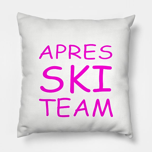 Apres Ski Team Pillow by Sunoria