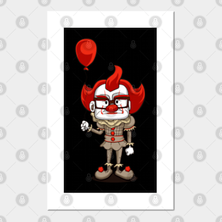 Pennywise The Clown Posters And Art Prints Teepublic - how to be pennywise in robloxian highschool