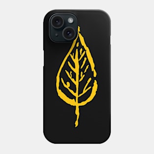 Leaf - Autumn Design - Ink Art Phone Case