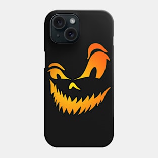 Spooky Jack-o-Lantern Face Phone Case